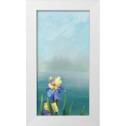 Isola Bella V White Modern Wood Framed Art Print by Vernageau, Sylvie