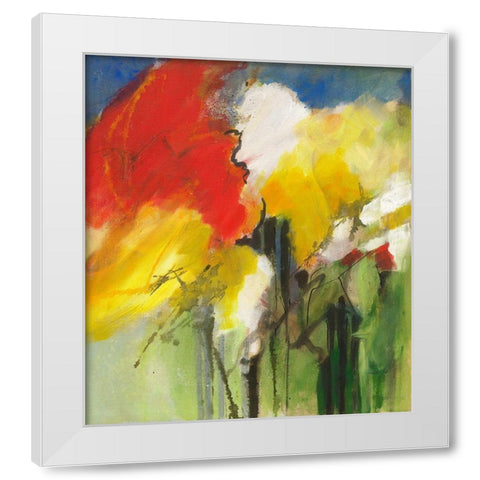 Gartenraum I White Modern Wood Framed Art Print by Dreyer, Ingeborg