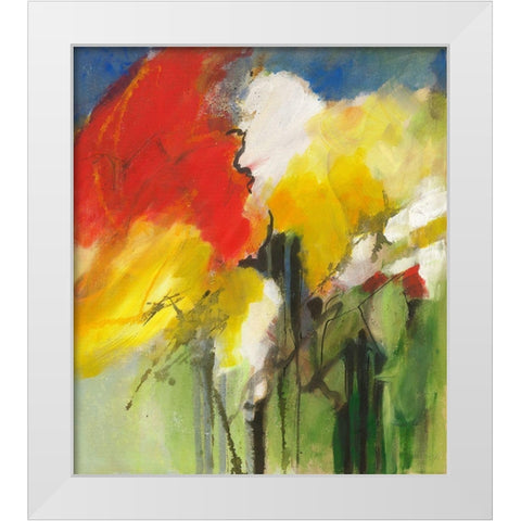 Gartenraum I White Modern Wood Framed Art Print by Dreyer, Ingeborg