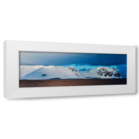 Terra Polaris White Modern Wood Framed Art Print by Brommelhorster, Ulf
