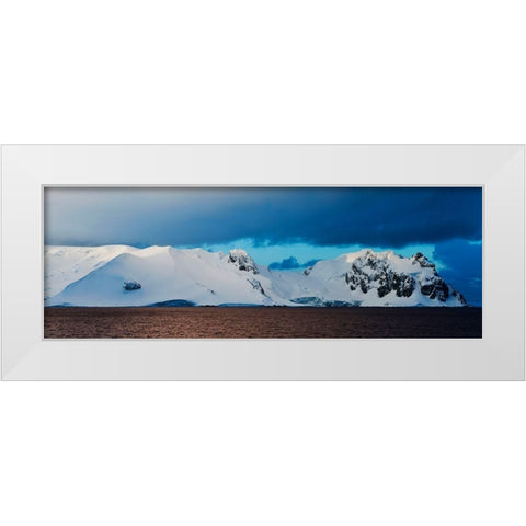 Terra Polaris White Modern Wood Framed Art Print by Brommelhorster, Ulf