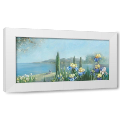 Isola Bella White Modern Wood Framed Art Print by Vernageau, Sylvie