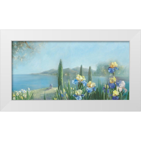 Isola Bella White Modern Wood Framed Art Print by Vernageau, Sylvie