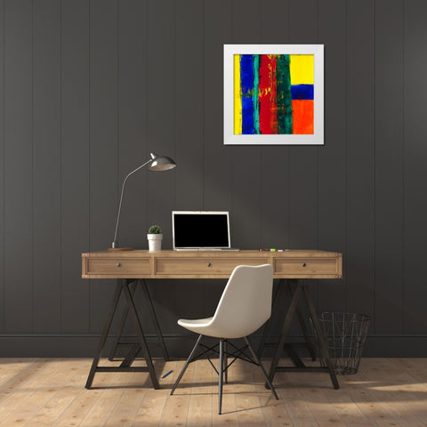 C est la vie White Modern Wood Framed Art Print by MAXWELL