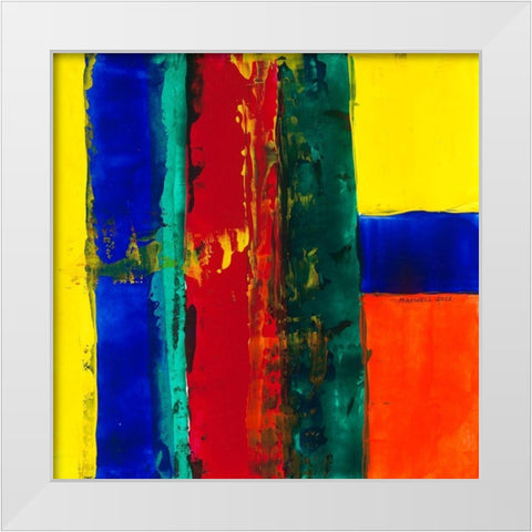 C est la vie White Modern Wood Framed Art Print by MAXWELL