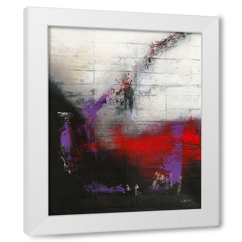 Mouvement perpetuel White Modern Wood Framed Art Print by Becam, Carole