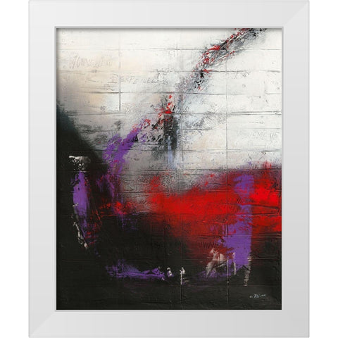 Mouvement perpetuel White Modern Wood Framed Art Print by Becam, Carole