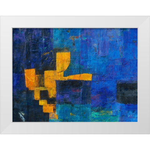 Link Resting White Modern Wood Framed Art Print by Vilsboll, Anne