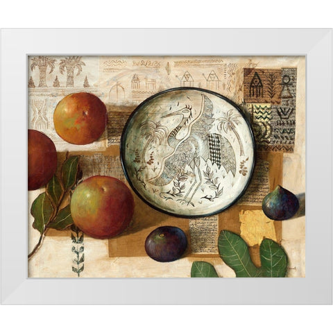 La Cigogne White Modern Wood Framed Art Print by Lionnet, Pascal