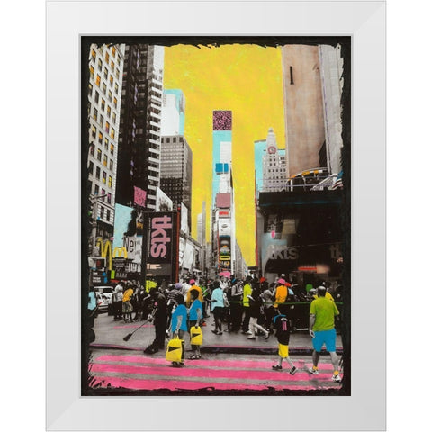 Scissors Sisters White Modern Wood Framed Art Print by Simonutti, Riccardo