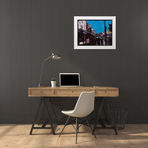 Kentucky of Stars White Modern Wood Framed Art Print by Simonutti, Riccardo