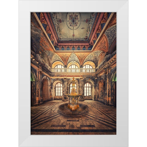 The End of an Era White Modern Wood Framed Art Print by Haker, Matthias