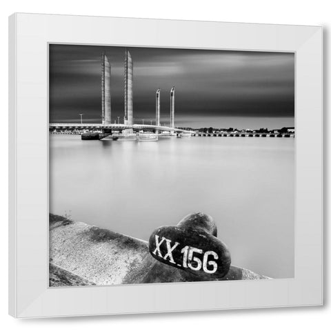 XX-156 White Modern Wood Framed Art Print by Bertrande, Arnaud