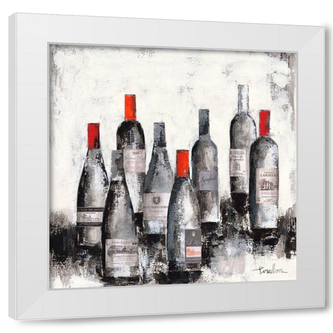 Selection de ma cave VIII White Modern Wood Framed Art Print by Persillon, Francoise