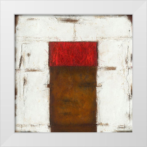 Werk Nr. 10_11 Kein Titel White Modern Wood Framed Art Print by Eckerle, Rudi