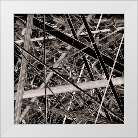 BW 221013 White Modern Wood Framed Art Print by NADAL