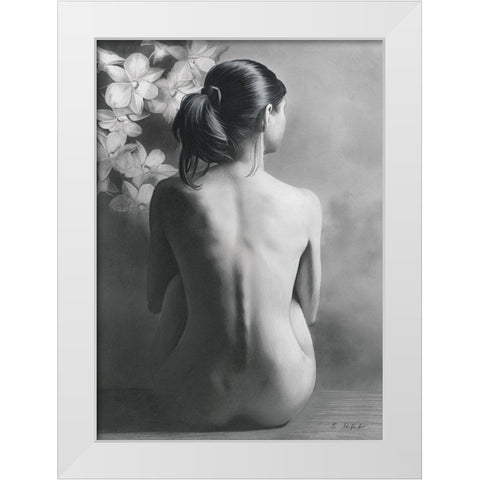 The Last Days of Summer White Modern Wood Framed Art Print by Seifert, Brita