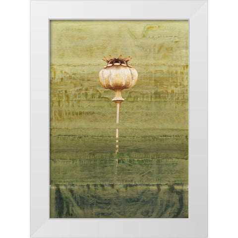 Papaverbol White Modern Wood Framed Art Print by Clema