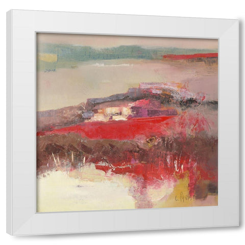 Le Hameau White Modern Wood Framed Art Print by Parise, Chantal