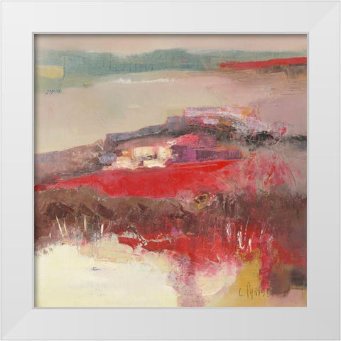 Le Hameau White Modern Wood Framed Art Print by Parise, Chantal