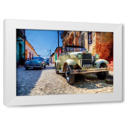 Trinity White Modern Wood Framed Art Print by Terrible, Aurelien