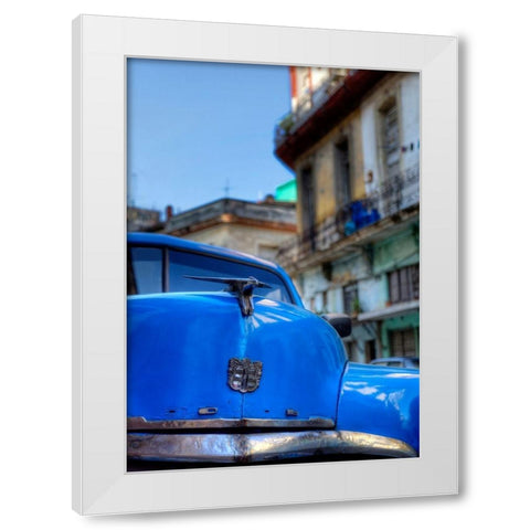 Dodge White Modern Wood Framed Art Print by Terrible, Aurelien
