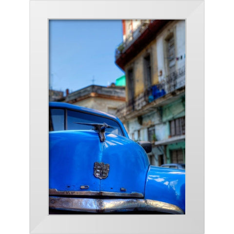 Dodge White Modern Wood Framed Art Print by Terrible, Aurelien