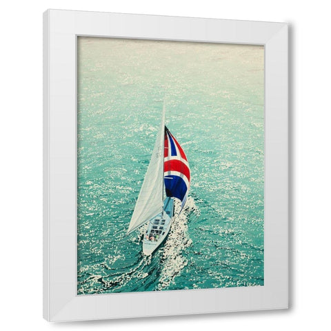 Summer s Dream White Modern Wood Framed Art Print by Black, Karl