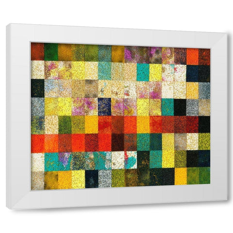 Untitled VII White Modern Wood Framed Art Print by Fahar
