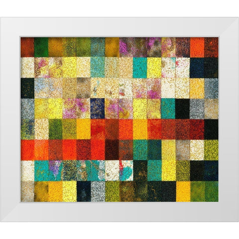 Untitled VII White Modern Wood Framed Art Print by Fahar