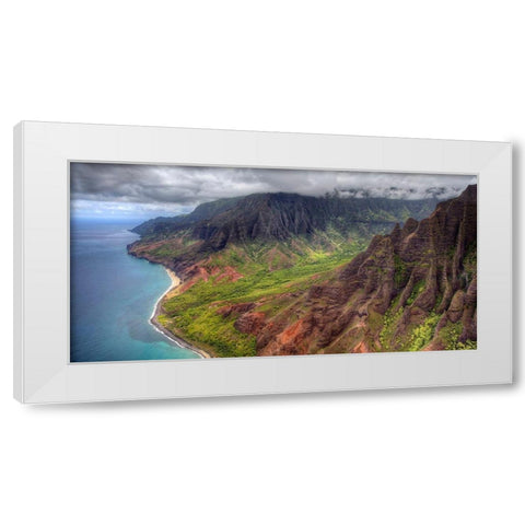 Lost World White Modern Wood Framed Art Print by Terrible, Aurelien