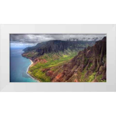 Lost World White Modern Wood Framed Art Print by Terrible, Aurelien