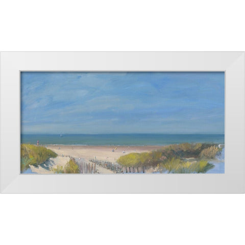 Invitation to fun and adventure White Modern Wood Framed Art Print by Valentini, Alberto