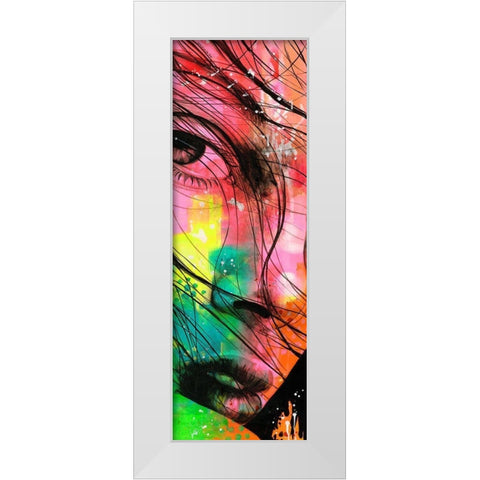 Tina I White Modern Wood Framed Art Print by Lemahieu, Lise