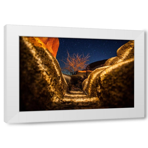 Way to the Stars White Modern Wood Framed Art Print by Lichtenwalter, Tom