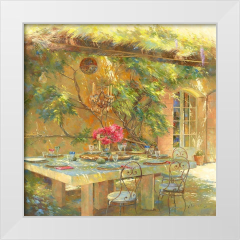 Le goÃ»t du Sud White Modern Wood Framed Art Print by Messely, Johan