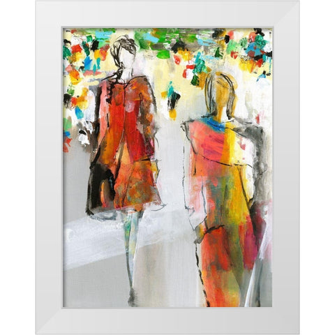 Stadtlust White Modern Wood Framed Art Print by Schafer, Jenny