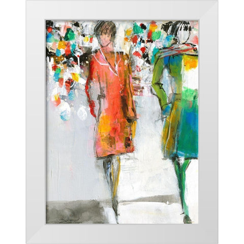 Blickfang White Modern Wood Framed Art Print by Schafer, Jenny