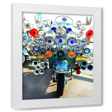 A clear View Â  White Modern Wood Framed Art Print by Copeland, Gill