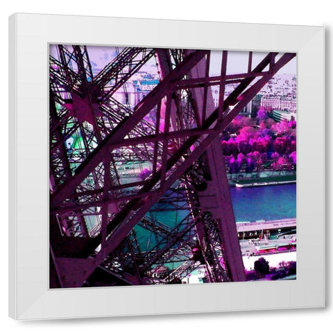 Printemps a Paris White Modern Wood Framed Art Print by Tomas, Lisa