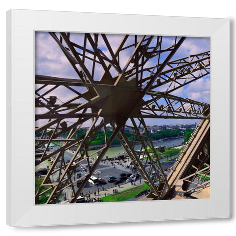 Etoile White Modern Wood Framed Art Print by Tomas, Lisa