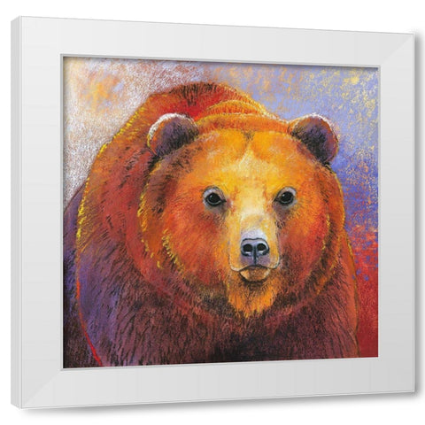 Bar White Modern Wood Framed Art Print by Botman, Loes