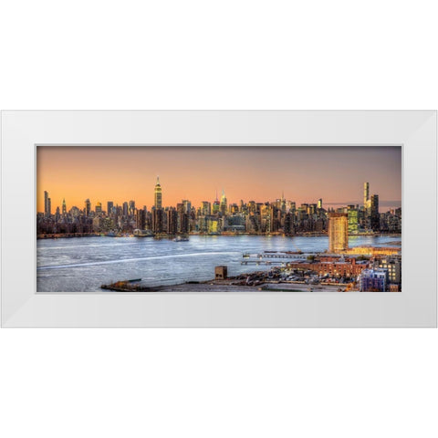 Glory White Modern Wood Framed Art Print by Terrible, Aurelien