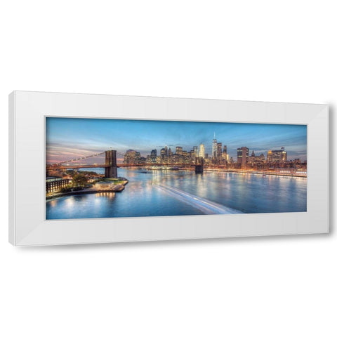 Back on Track White Modern Wood Framed Art Print by Terrible, Aurelien