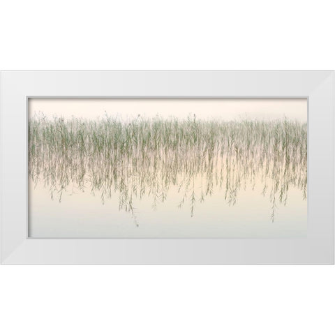 Timeless White Modern Wood Framed Art Print by Steger, Uwe