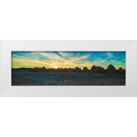 Deserthours White Modern Wood Framed Art Print by Lichtenwalter, Tom