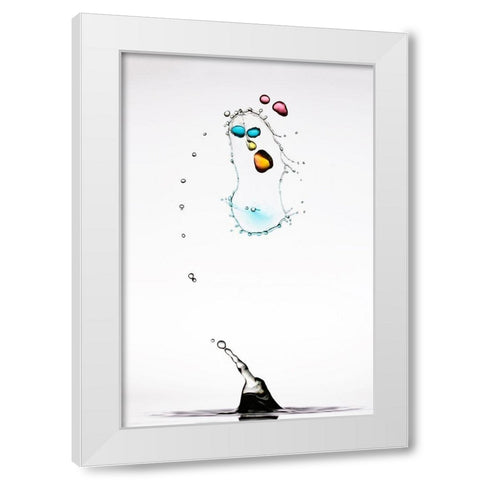 Ghost White Modern Wood Framed Art Print by Sanchez, Manuel