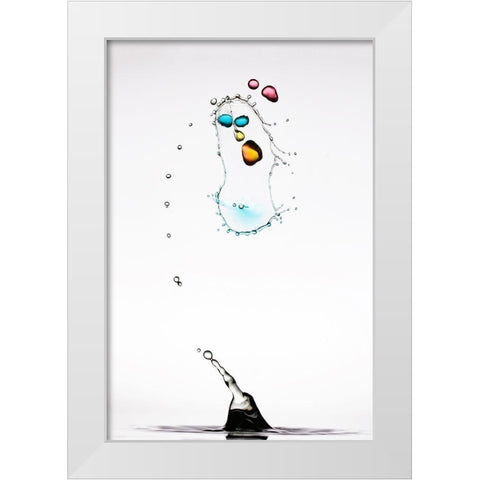 Ghost White Modern Wood Framed Art Print by Sanchez, Manuel