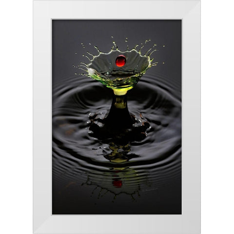 Lemon Cherry White Modern Wood Framed Art Print by Sanchez, Manuel