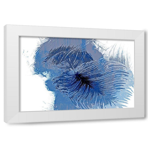 Verschlungen White Modern Wood Framed Art Print by Baumann, Matthias